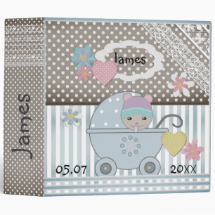 Scrapbook for boy, photo album for boy binder