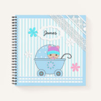 Scrapbook for boy, photo album for boy