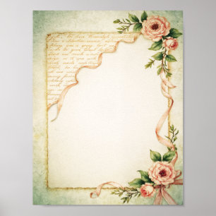 Scrapbook & Junk Journal Paper Digital Download Poster