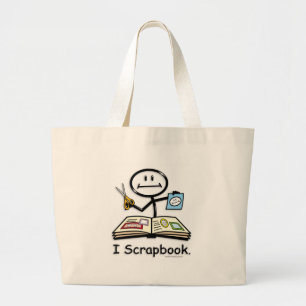 Scrapbook Large Tote Bag