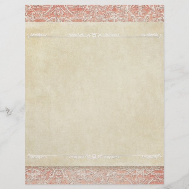 Scrapbook Pages Vintage French Regency Lace (Front)