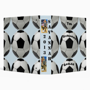 SCRAPBOOK-PHOTO BOOK-SOCCER-EVENTS BINDER