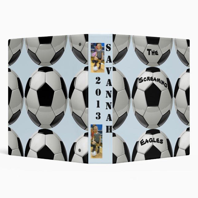 SCRAPBOOK-PHOTO BOOK-SOCCER-EVENTS BINDER (Background)