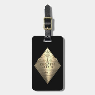 Scrapbooker Diamond “Creative Juices”  Luggage Tag