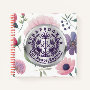 Scrapbookers – Cut, Paste and Repeat Notebook
