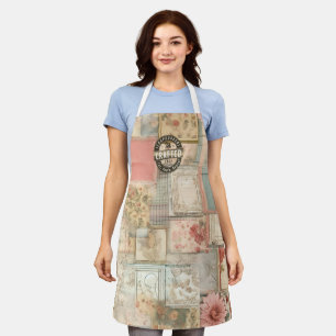 Scrapbookers  Cut Paste Repeat Apron