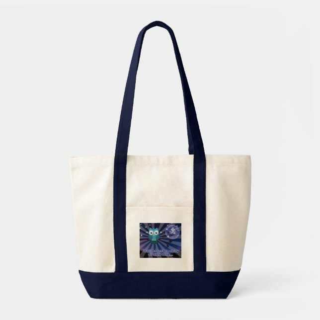 Scrapbookers “Owl Be Scrapping All Night Long” Tote Bag (Front)
