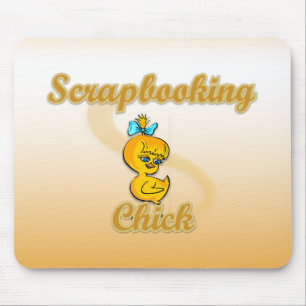 Scrapbooking Chick Mouse Pad