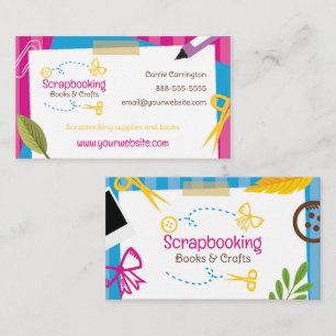 Scrapbooking Crafts Business Card