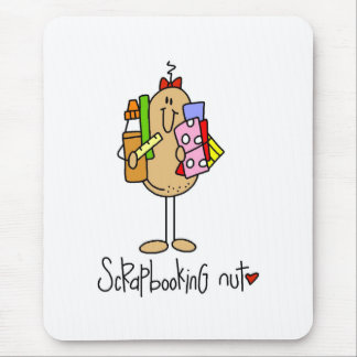 Scrapbooking Nut Mouse Pad
