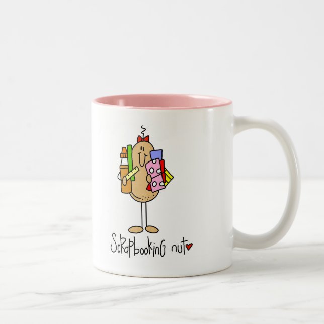Scrapbooking Nut Mug (Right)