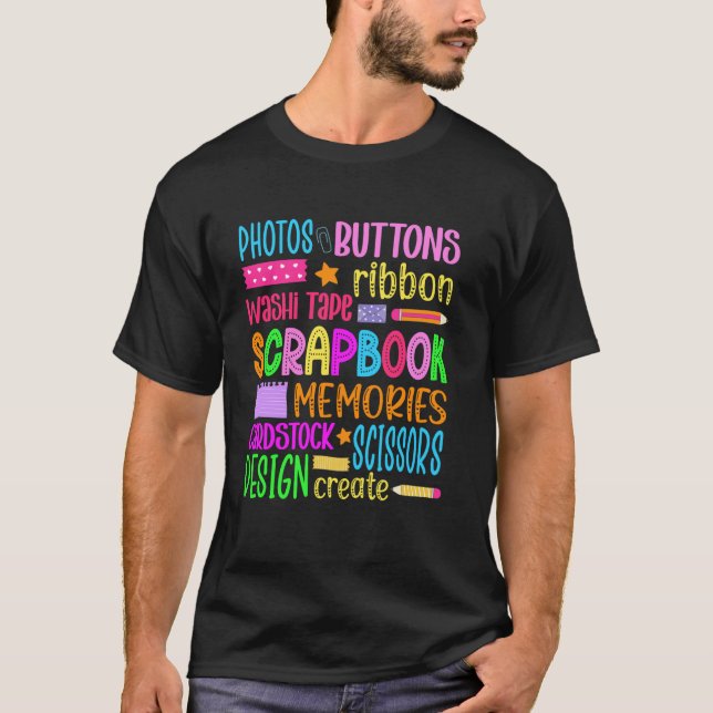 Scrapbooking Scrapbooker Scrapbook T-Shirt (Front)