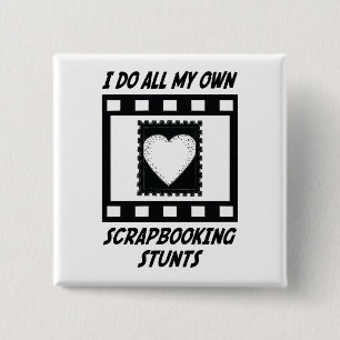 Scrapbooking Stunts 2 Inch Square Button