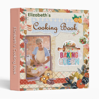 Scrapbooking Style Custom Cooking Book Binder