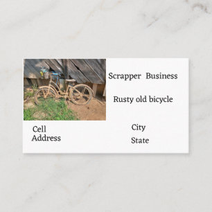 Scrape Metal Business Card