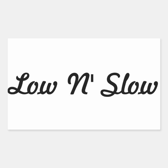 Scrapeworks Low N' Slow Sticker (Front)