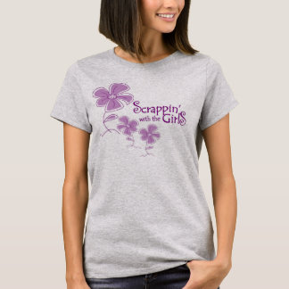Scrappin avec le T-shirt de filles