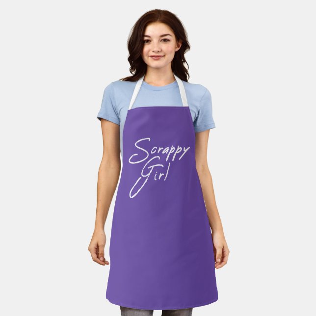 Scrappy Girl  Apron (Worn)