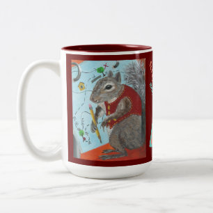 Scrappy the Squirrel coffee mug