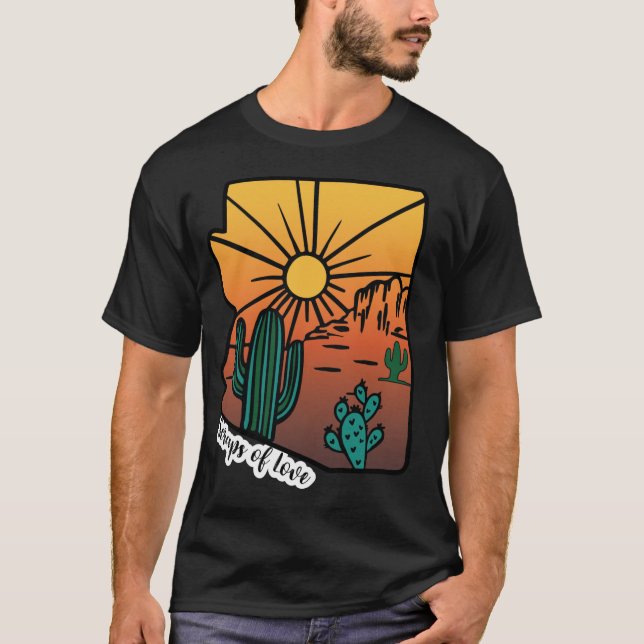 Scraps of Love Arizona Sunset Tee (Front)