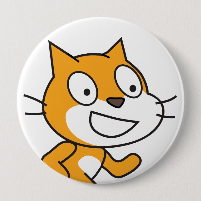Scratch Cat Button (Front)