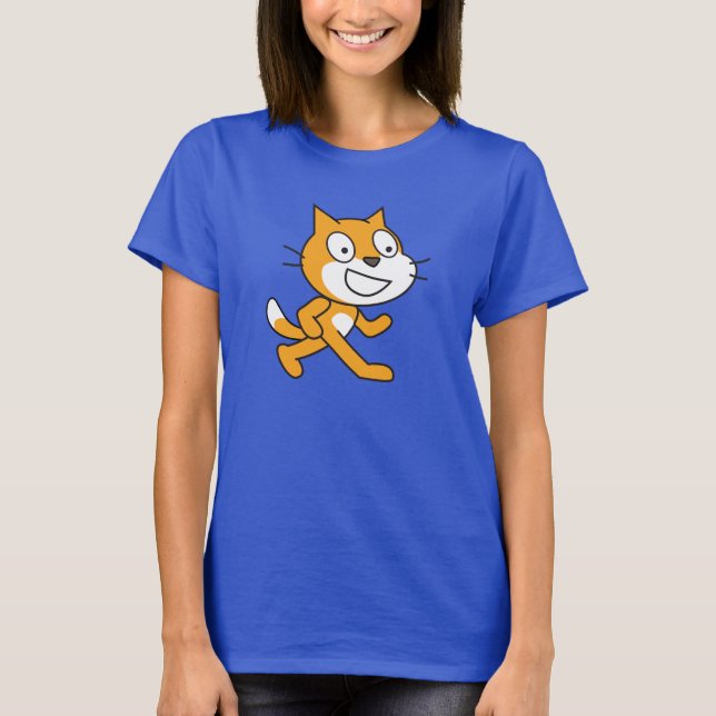 Scratch Cat Shirt (Womens) (Front)