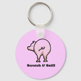 Scratch n Sniff baby t-shirt Keychain