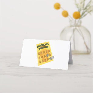 Scratch Off Place Card
