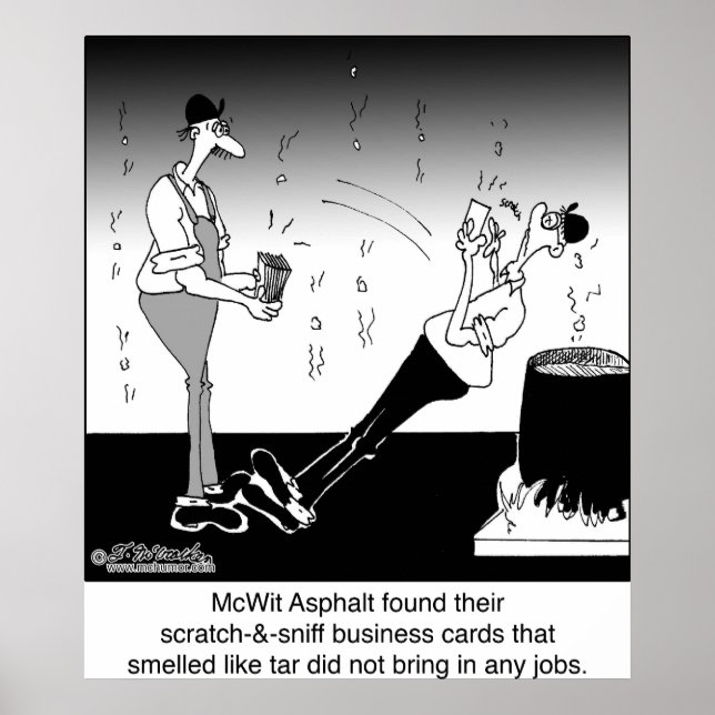 Scratch-&-Sniff Business Cards Poster (Front)