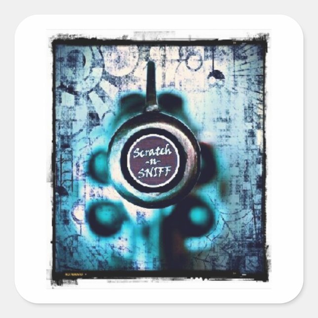 Scratch & Sniff Square Sticker (Front)