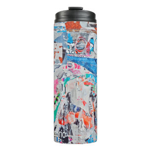 Scratched advertisingtexture,background,poster,art thermal tumbler