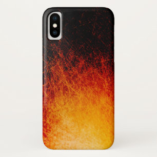 Scratched bonfire flames Case-Mate iPhone case