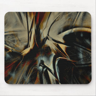 Scratched dark satin texture rumpled virtual cloth mouse pad