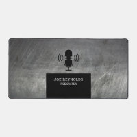 Scratched Metal Effect, Podcaster, Podcast