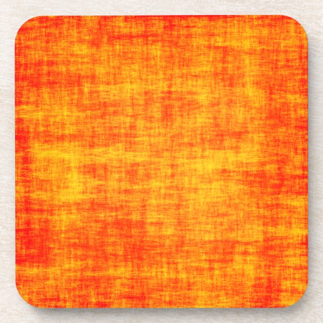 Scratched orange coaster (Front)