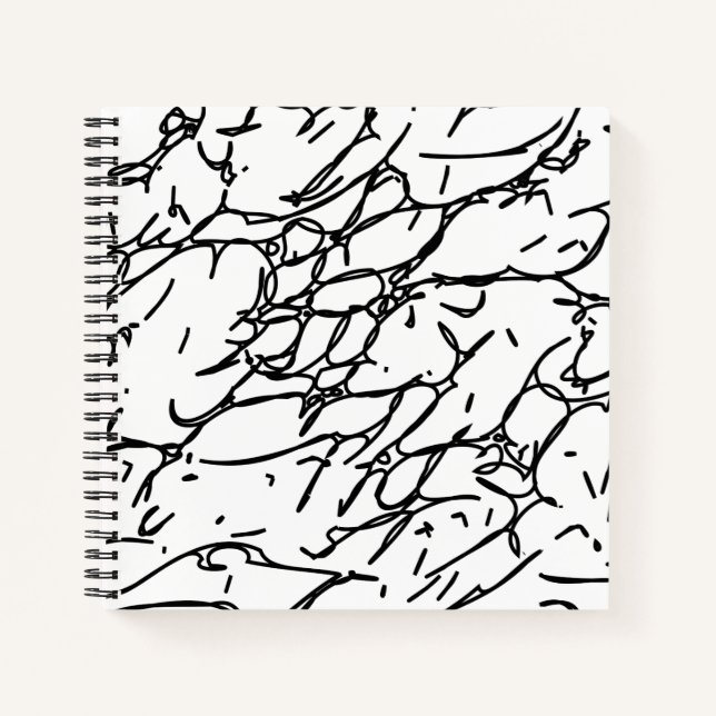Scratches in Black and White - 1 Notebook (Front)