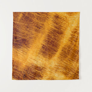 Scratches on a metallic gold background. abstract, tapestry