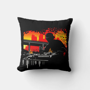Scratching Hits Throw Pillow