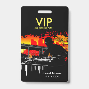 Scratching Hits VIP All Access Badge