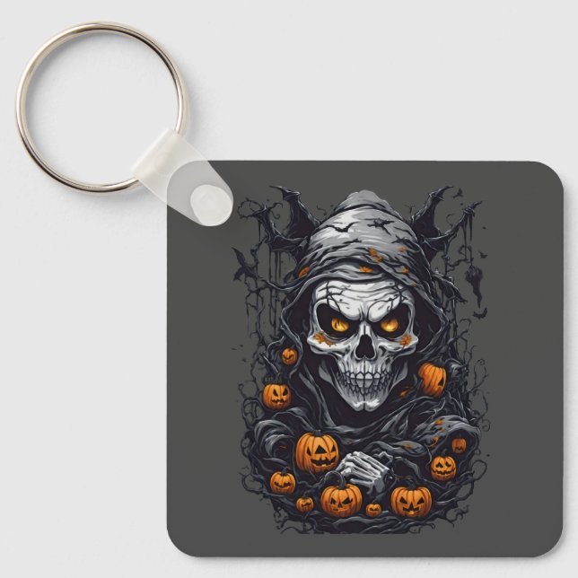 Scray Halloween Keychain (Front)