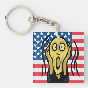 Scream American Keychain