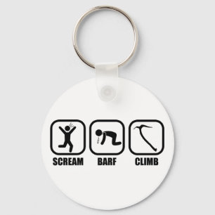 Scream Barf Climb Keychain