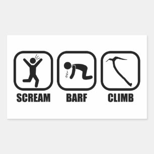 Scream Barf Climb Sticker