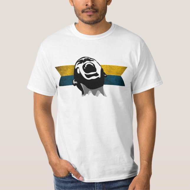 Scream Blue-Yellow T-Shirt (Front)