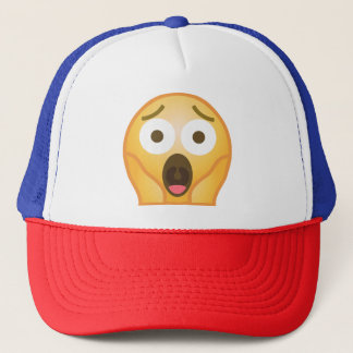 Scream Emoji Trucker Hat
