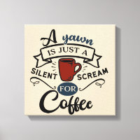 Scream for Coffee Word Art