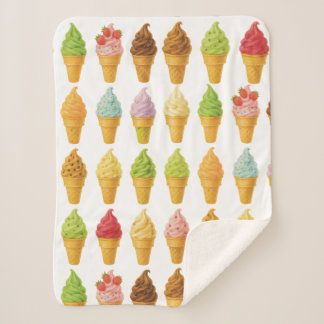 Scream for Ice Cream  Sherpa Blanket