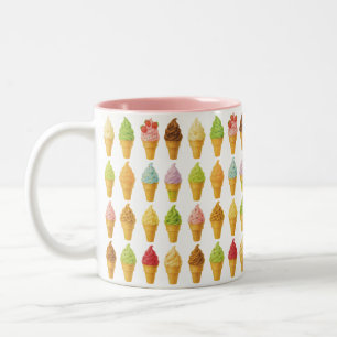 Scream for Ice Cream  Two-Tone Coffee Mug