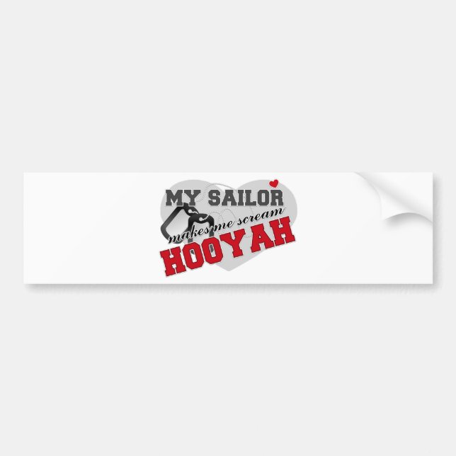 Scream HOOYAH Bumper Sticker (Front)