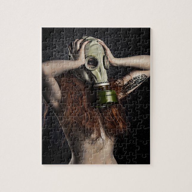 Scream into the Mask Jigsaw Puzzle (Vertical)